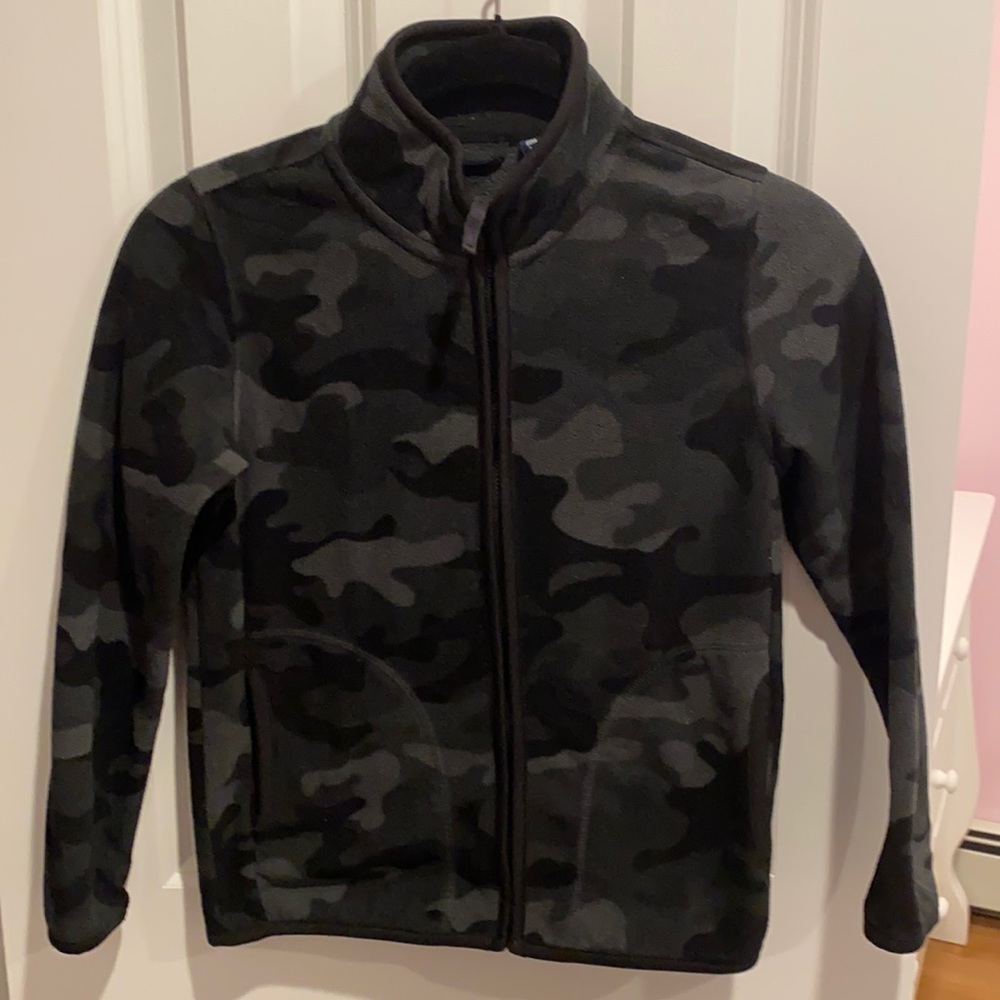Uniqlo kids fleece zip up
